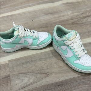Nike Women's Fresh Mint and White Sneakers